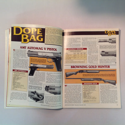 Vintage Nov/Dec American Rifleman Magazine Taurus Goes .45 ACP .30-06 Cartridge Shotgun For a Princess Camp Perry Report