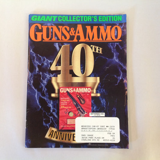 Vintage Sep 1998 Guns & Ammo Magazine 40th Anniversary Giant Collector's Edition