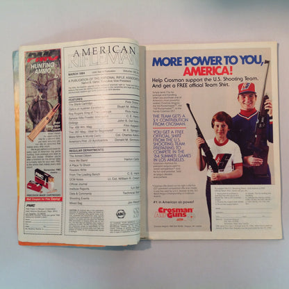 Vintage Mar 1984 American Rifleman Magazine Ruger's New Rimfire: Model 77/72 Roy Rogers Gun Owner's Friend