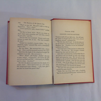 Vintage 1932 Hardcover The Merriweather Girls and the Mystery of the Queen's Fan Lizette Edholm Goldsmith First
