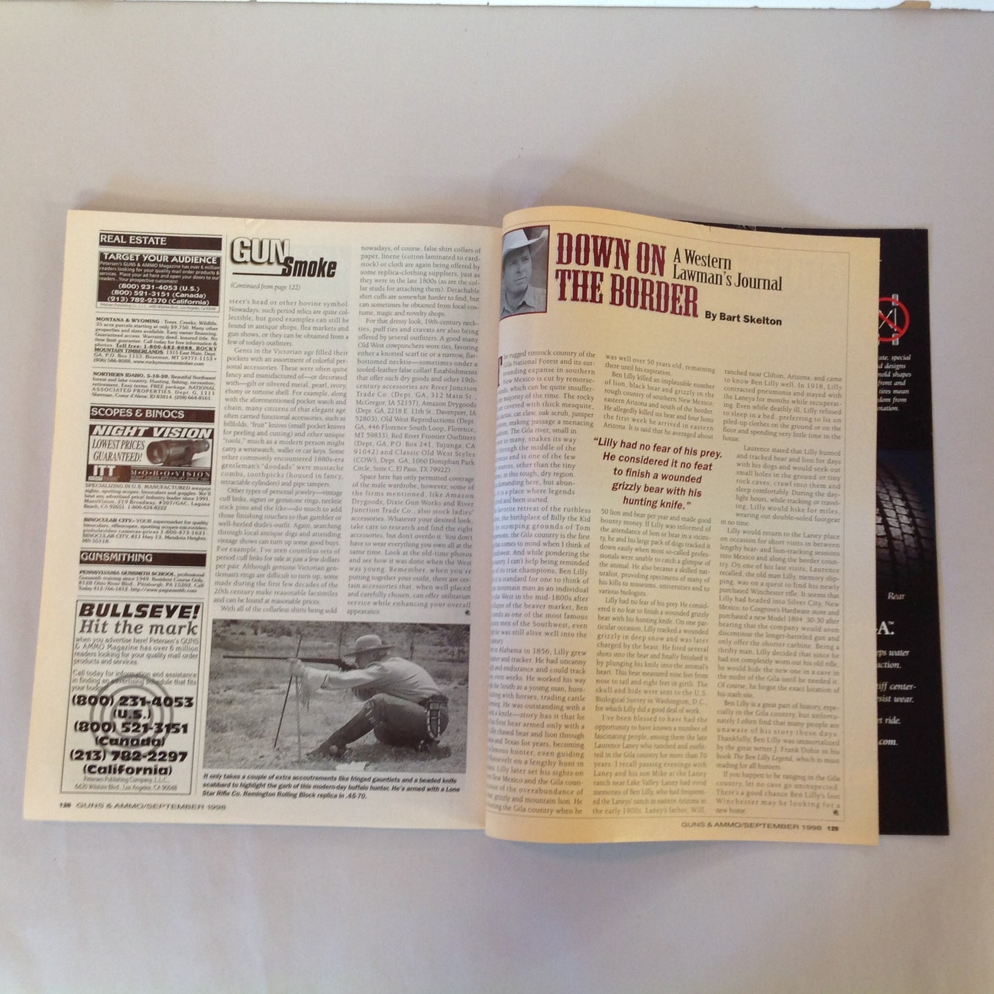 Vintage Sep 1998 Guns & Ammo Magazine 40th Anniversary Giant Collector's Edition