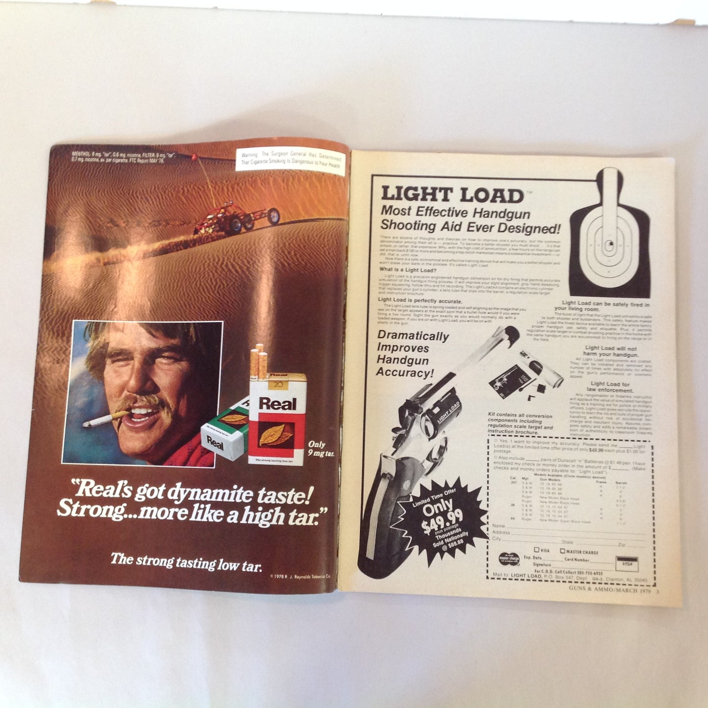 Vintage Mar 1979 Guns & Ammo Magazine The Bobcat Pistol Silhouette Mossberg .22 Auto