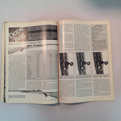 Vintage Mar 1984 American Rifleman Magazine Ruger's New Rimfire: Model 77/72 Roy Rogers Gun Owner's Friend