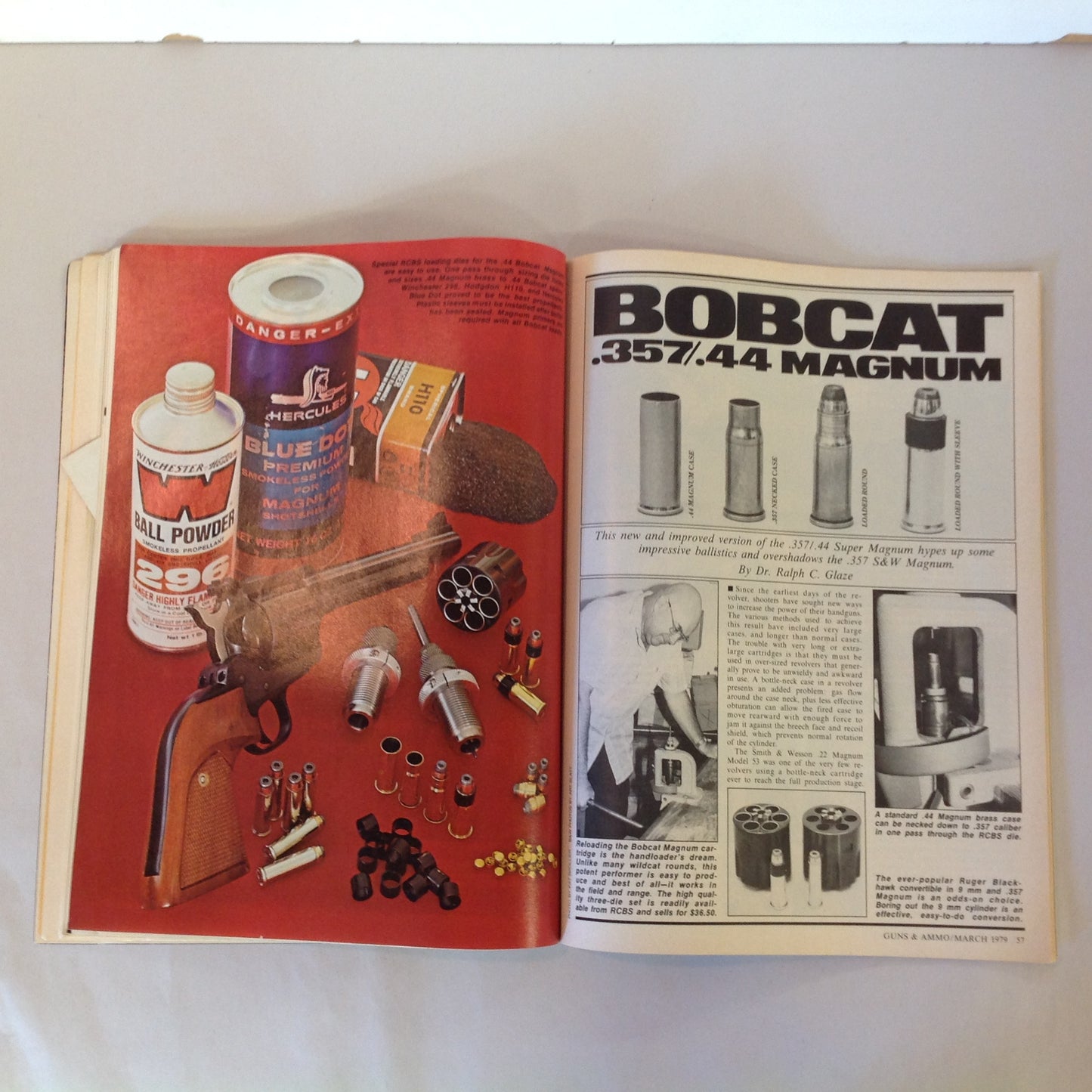 Vintage Mar 1979 Guns & Ammo Magazine The Bobcat Pistol Silhouette Mossberg .22 Auto