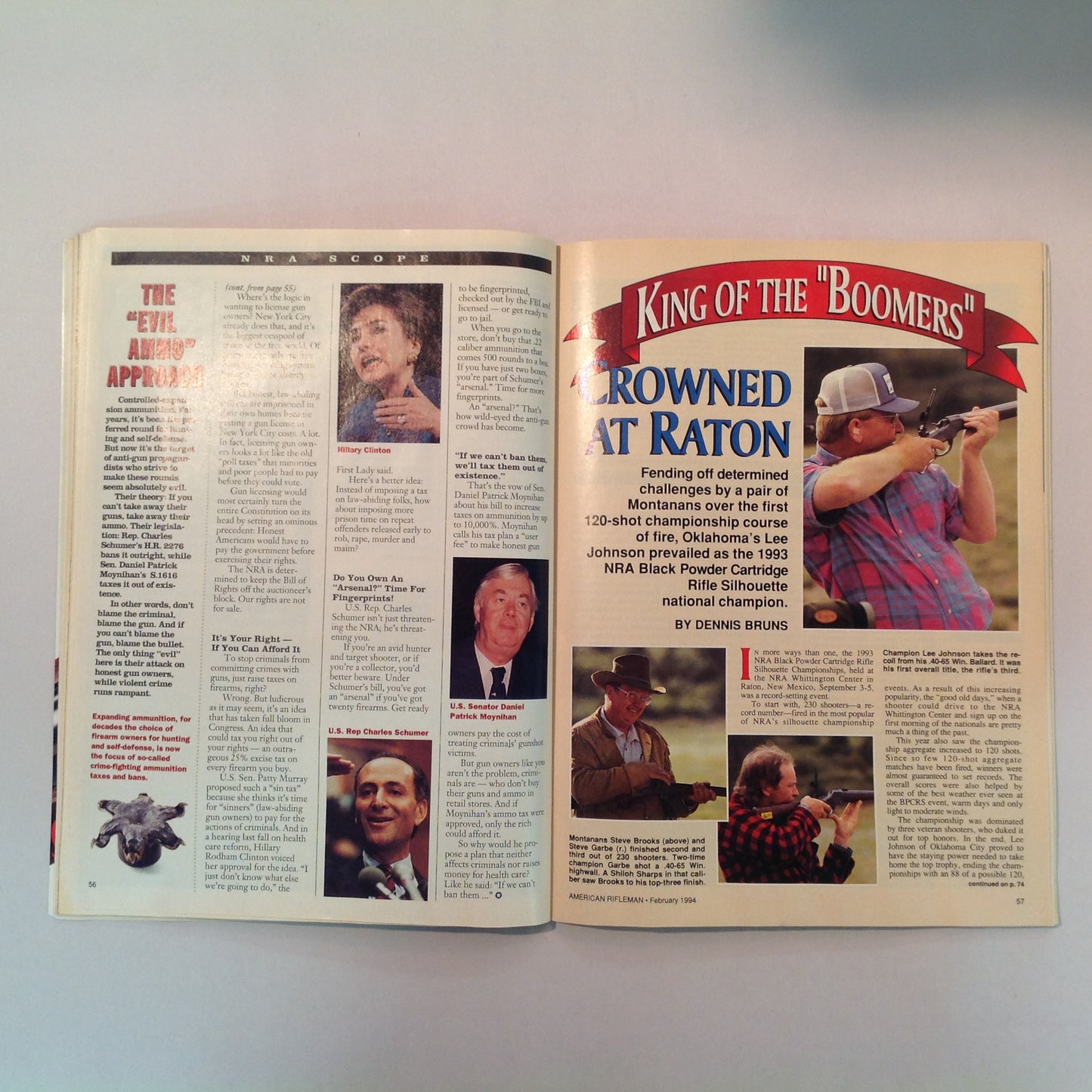 Vintage Feb 1994 American Rifleman Magazine The "Other" 1911s Special Report: Gun Owners On Trial