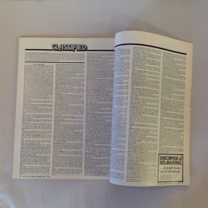 Vintage Feb 1983 Guns & Ammo Magazine Ruger M-77 Super Luger Hunting Loads Japanese Revolver