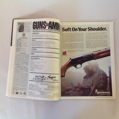 Vintage Sep 1979 Guns & Ammo Magazine .22 Rimfire Rifle Roundup Safari Arms Winchester Luftwaffe Colt 1860