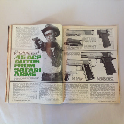 Vintage Sep 1979 Guns & Ammo Magazine .22 Rimfire Rifle Roundup Safari Arms Winchester Luftwaffe Colt 1860