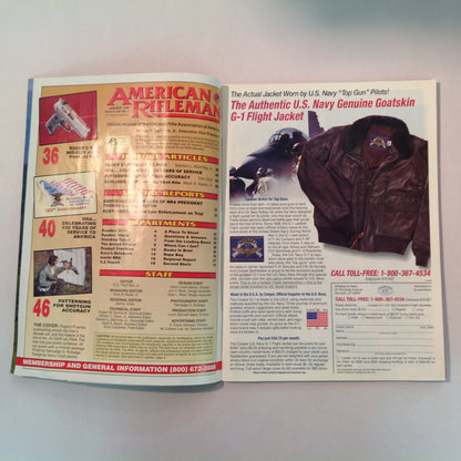 Vintage Jan 1996 American Rifleman Magazine Celebrating 125 Years NRA Ruger P944 Truth at Ruby Ridge