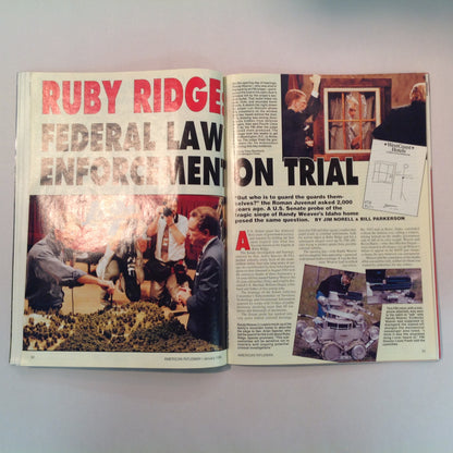 Vintage Jan 1996 American Rifleman Magazine Celebrating 125 Years NRA Ruger P944 Truth at Ruby Ridge