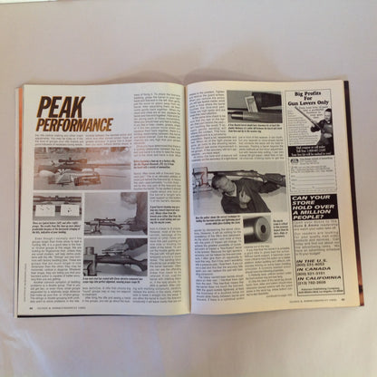 Vintage Mar 1995 Guns & Ammo Magazine 4Gun Combat Shootout Plastic Pistol
