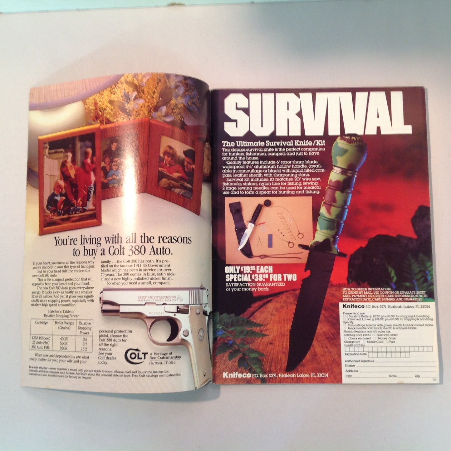 Vintage Jul/Aug 1985 American Handgunner Magazine The Wilson Accu-Comp .32 H&R Magnum Taurus M-66 Handguns of the Safari Club