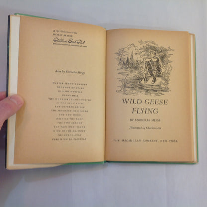Vintage 1957 Hardcover Wild Geese Flying Cornelia Meigs Charles Greer Weekly Reader Children's Book Club edition