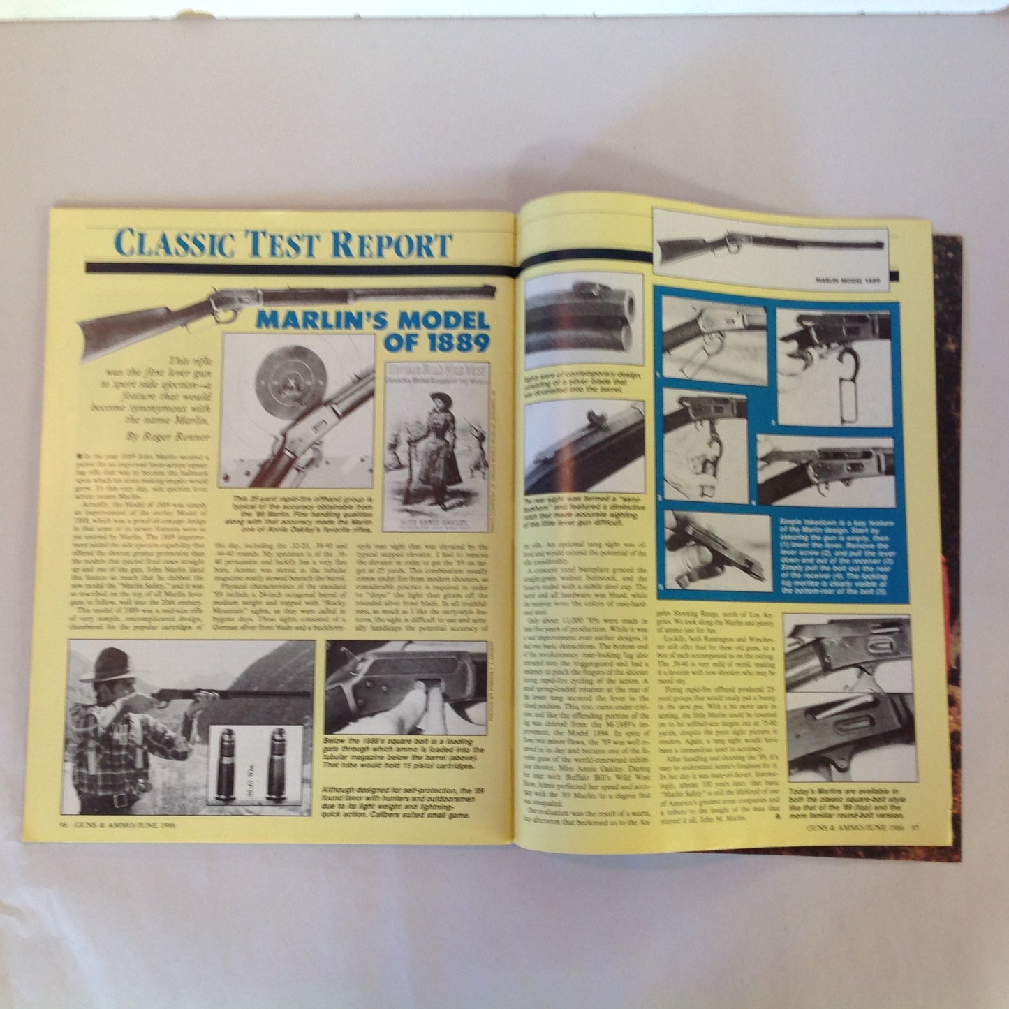 Vintage Jun 1986 Guns & Ammo Magazine Elmer Keith Commemorative