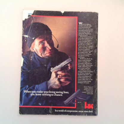Vintage Jul/Aug 1985 American Handgunner Magazine The Wilson Accu-Comp .32 H&R Magnum Taurus M-66 Handguns of the Safari Club
