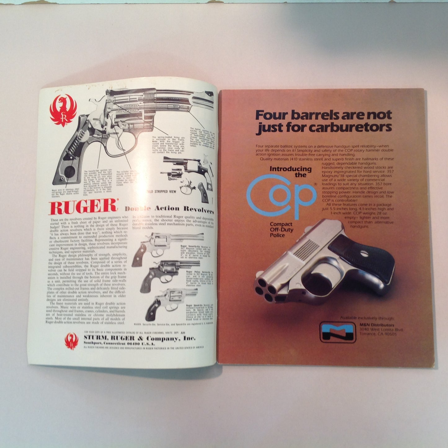 Vintage Nov/Dec 1980 The American Handgunner Magazine 1980 Bianchi Shoot Custom Safari Gun Giveaway