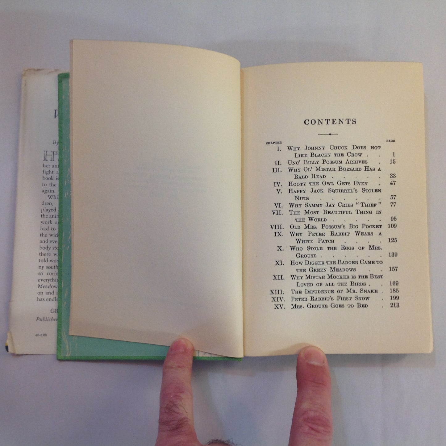 Antique 1913 Hardcover Mother West Wind's Neighbors Thornton W. Burgess Grosset & Dunlap First