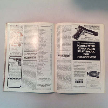 Vintage Nov/Dec 1980 The American Handgunner Magazine 1980 Bianchi Shoot Custom Safari Gun Giveaway