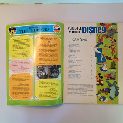 Vintage 1970 Wonderful World of Disney Magazine Vol 2 No 1 Africa Sketchbook Fun