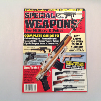 Vintage 1992 Special Weapons for Military and Police Magazine Complete Guide Best Ammo for Tactical Scenario Gun Tests Guide to Police Shotguns and Carbines