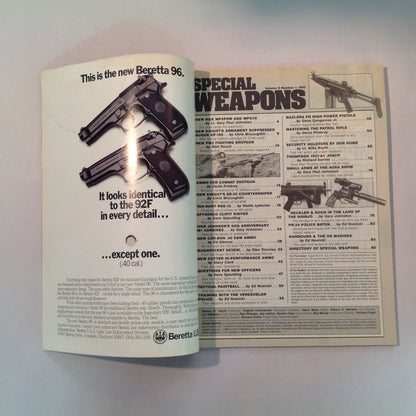 Vintage 1992 Special Weapons for Military and Police Magazine Complete Guide Best Ammo for Tactical Scenario Gun Tests Guide to Police Shotguns and Carbines