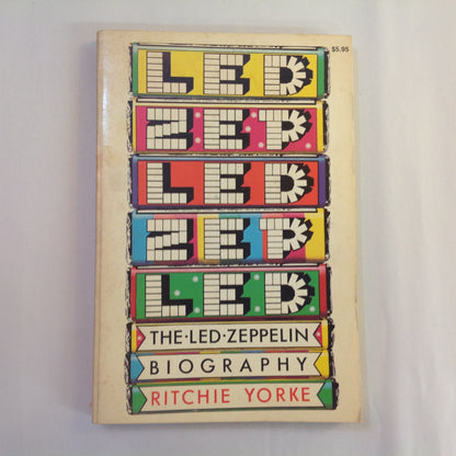 Vintage 1976 Trade Paperback LED ZEP: The Led Zeppelin Biography Ritchie Yorke