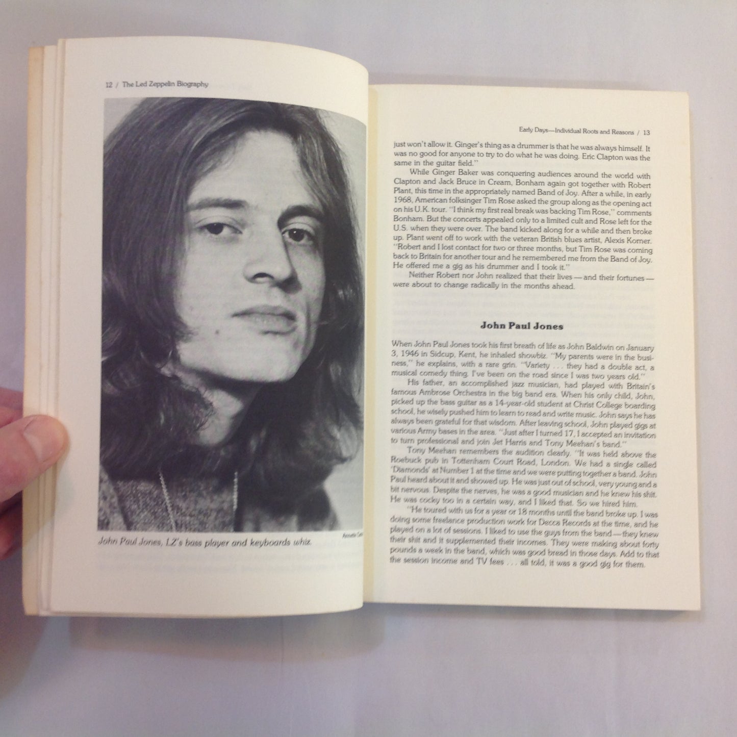 Vintage 1976 Trade Paperback LED ZEP: The Led Zeppelin Biography Ritchie Yorke