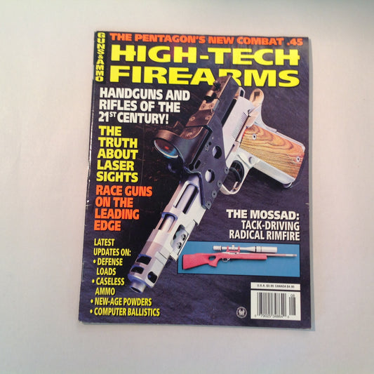 Vintage 1994 Guns & Ammo Magazine Presents High-Tech Firearms Handguns and Rifles of the 21st Century!