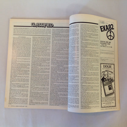 Vintage Jan 1982 Guns & Ammo Magazine .25 ACP Uzi