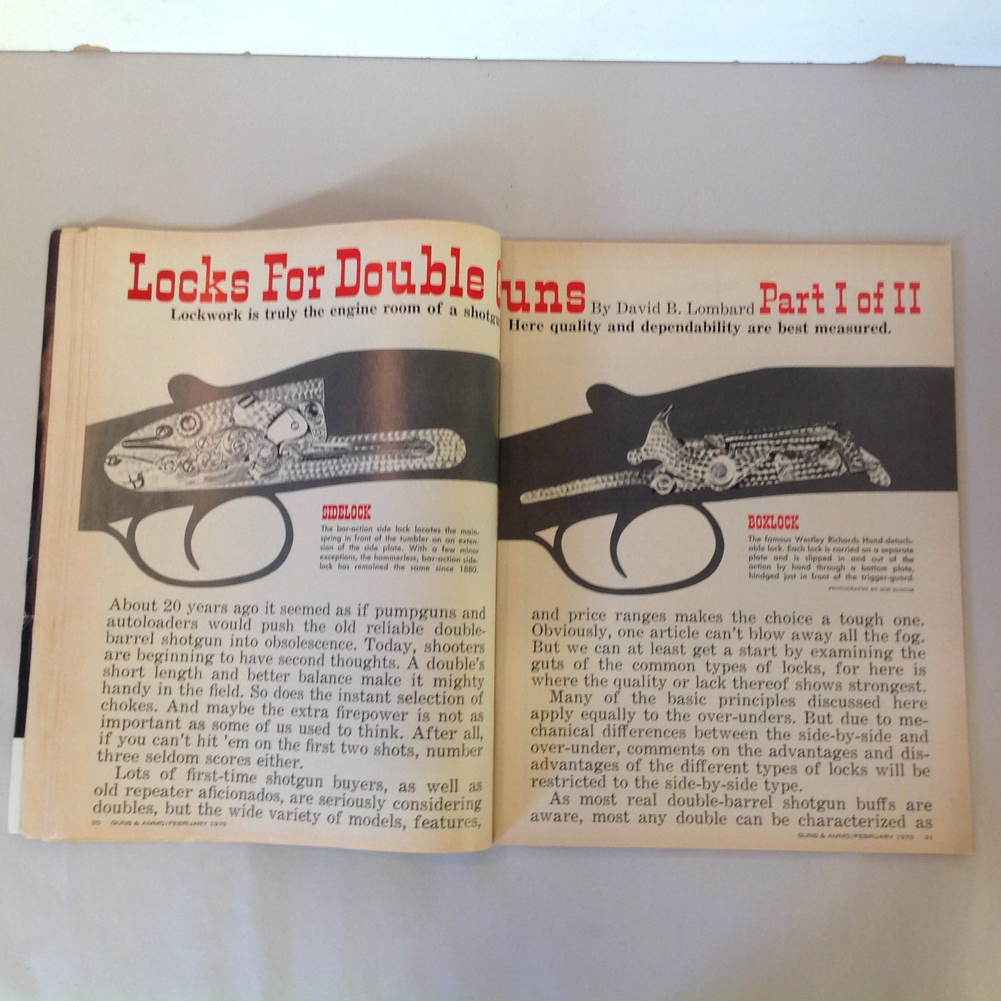 Vintage Feb 1970 Guns & Ammo Magazine .22's Armalite 180