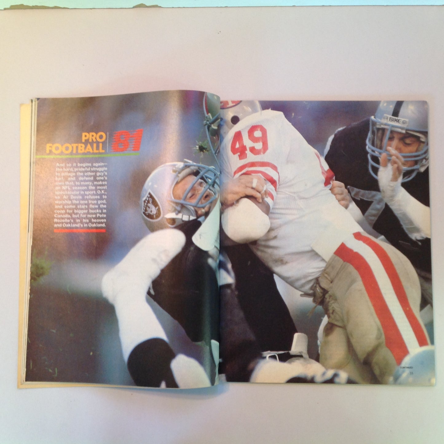 Vintage Sep 7 1981 Sports Illustrated Magazine Pro Football Issue Jim Plunkett