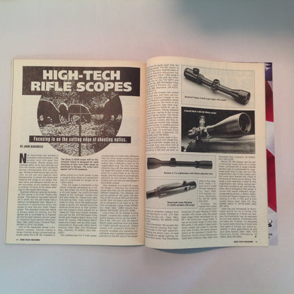Vintage 1994 Guns & Ammo Magazine Presents High-Tech Firearms Handguns and Rifles of the 21st Century!