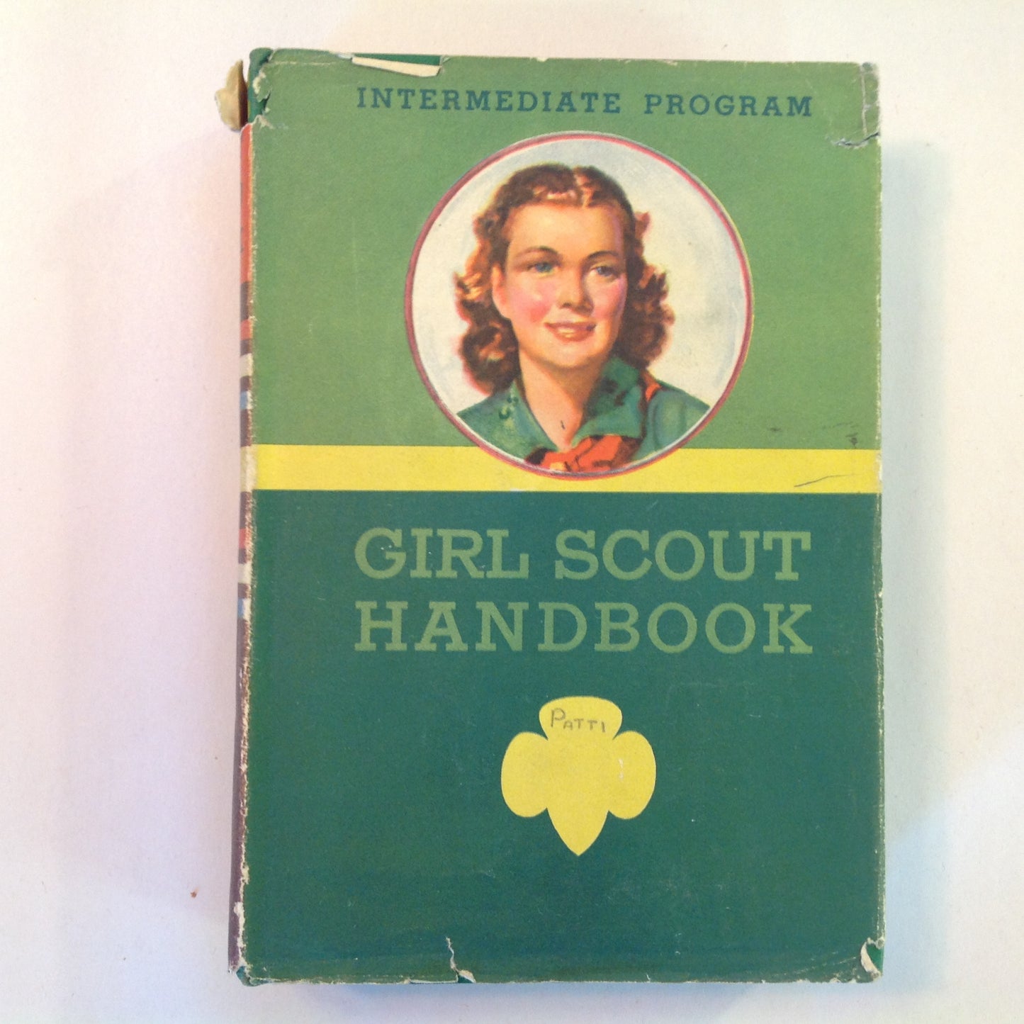 Vintage 1945 Hardcover Girl Scout Handbook Intermediate Program New Edition Girl Scouts of America