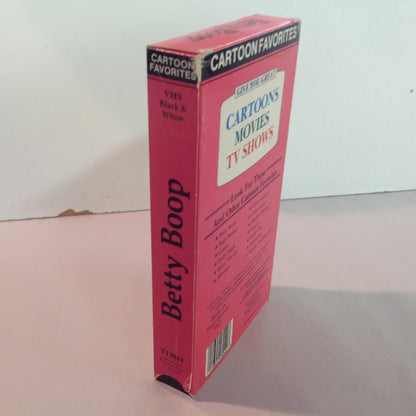 Vintage 1987 Trans-Atlantic Video VHS Cassette Cartoon Favorites: Betty Boop