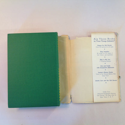 Vintage 1945 Hardcover Girl Scout Handbook Intermediate Program New Edition Girl Scouts of America