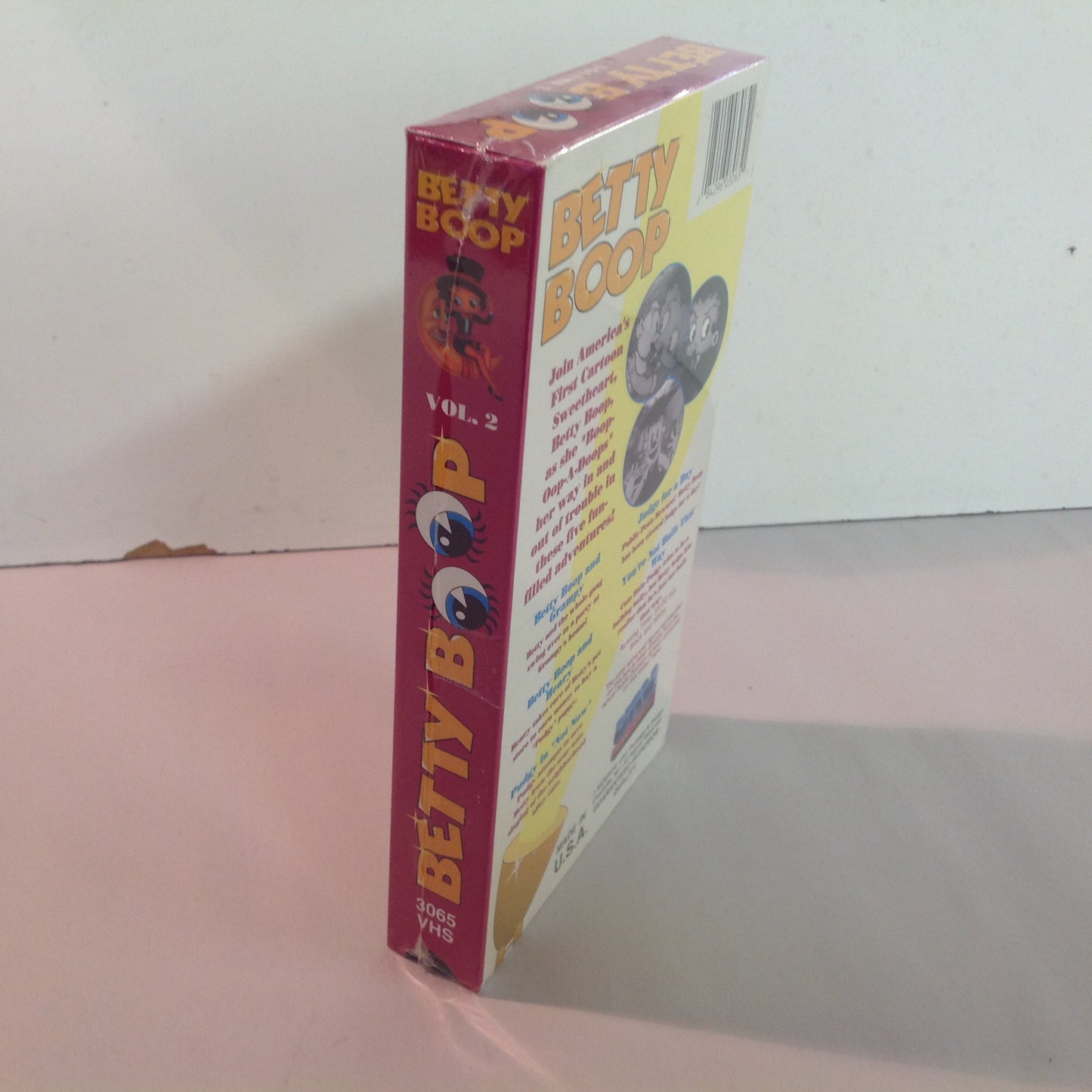 Vintage 1993 UAV Home Video VHS Cassette All-Time Classic Cartoon: Betty Boop Volume 2 Sealed
