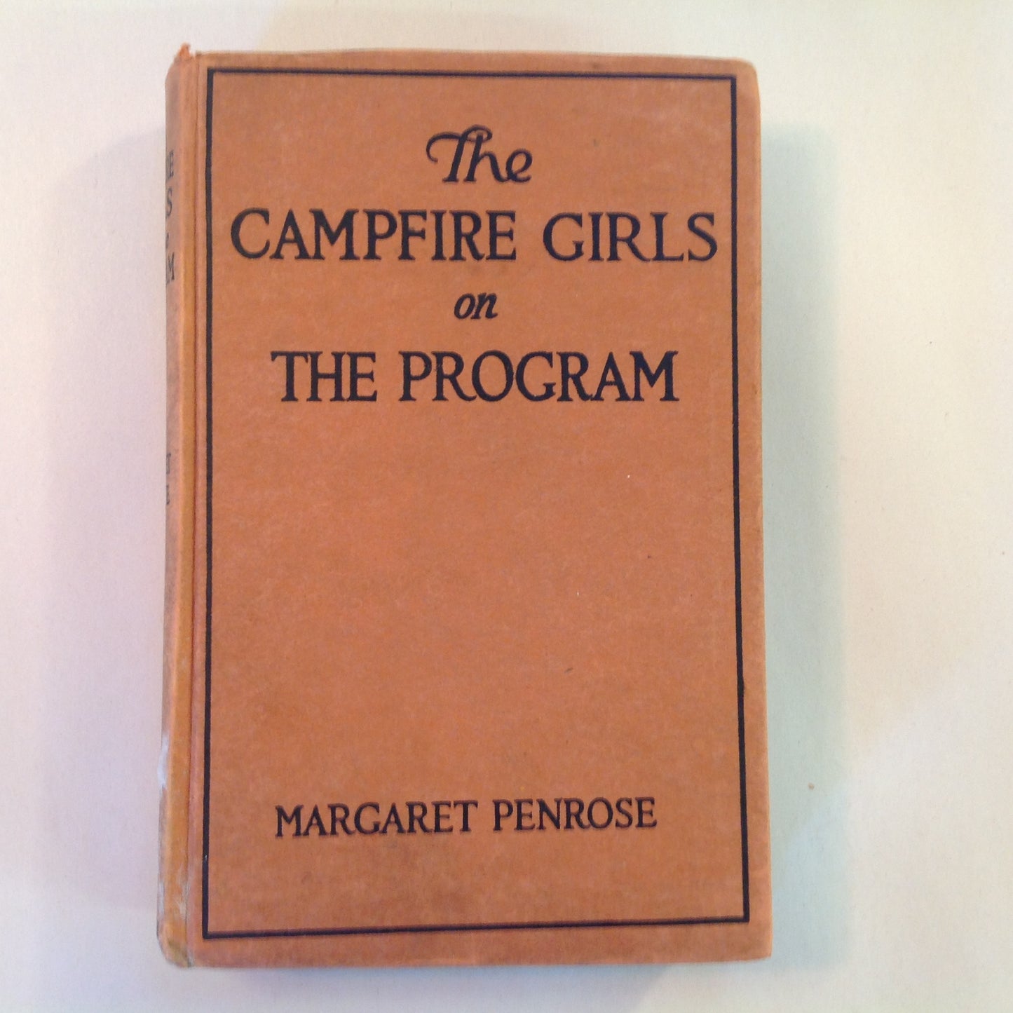 Antique 1910's Hardcover The Campfire Girls on the Program Margaret Penrose Goldsmith