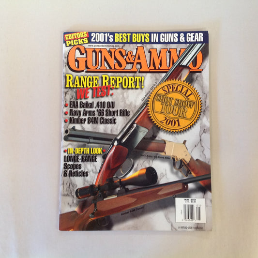 Vintage May 2001 Guns & Ammo Magazine Range Report Special Shot Show Tour