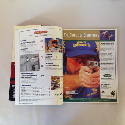 Vintage May 2001 Guns & Ammo Magazine Range Report Special Shot Show Tour