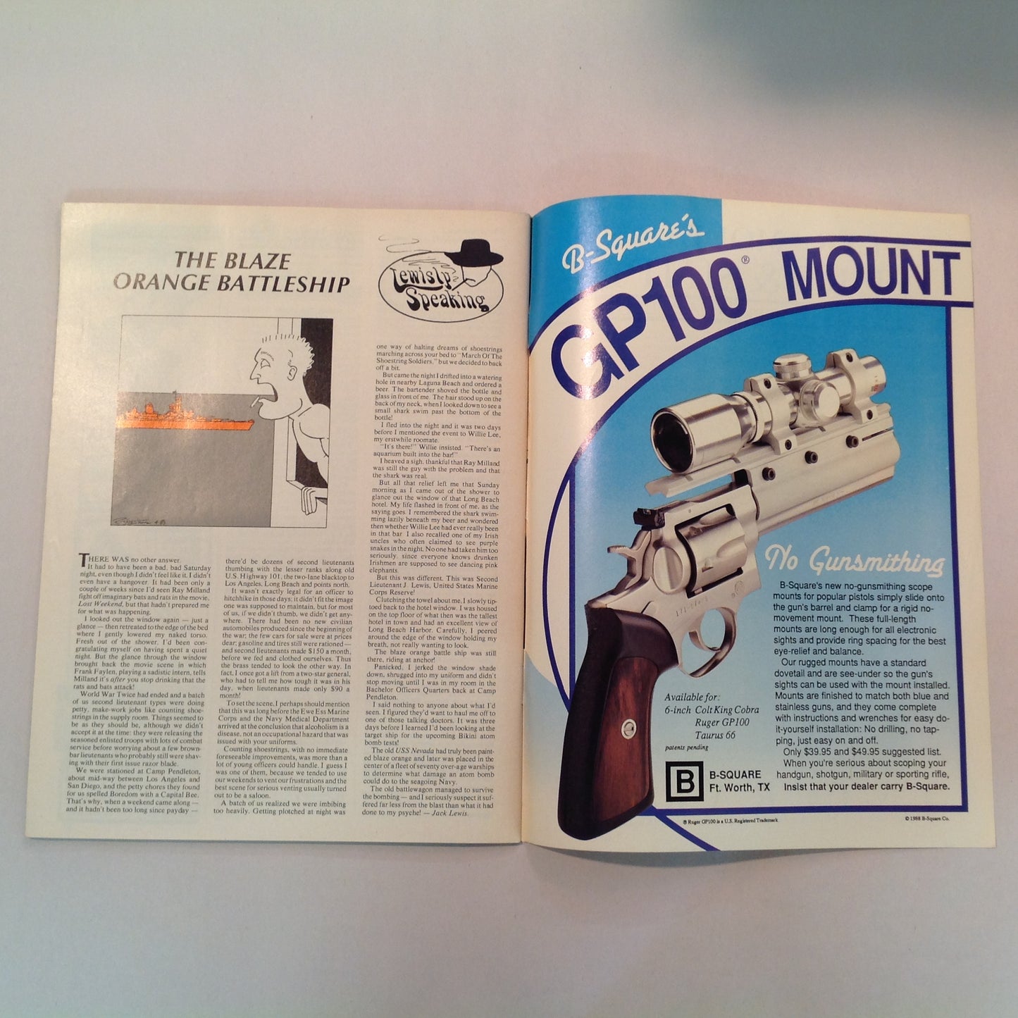 Vintage Jul 1989 Gun World Magazine .50 Action Express Ruger 77/22 .250 Savage XP-100 Practical Pocket Pistols
