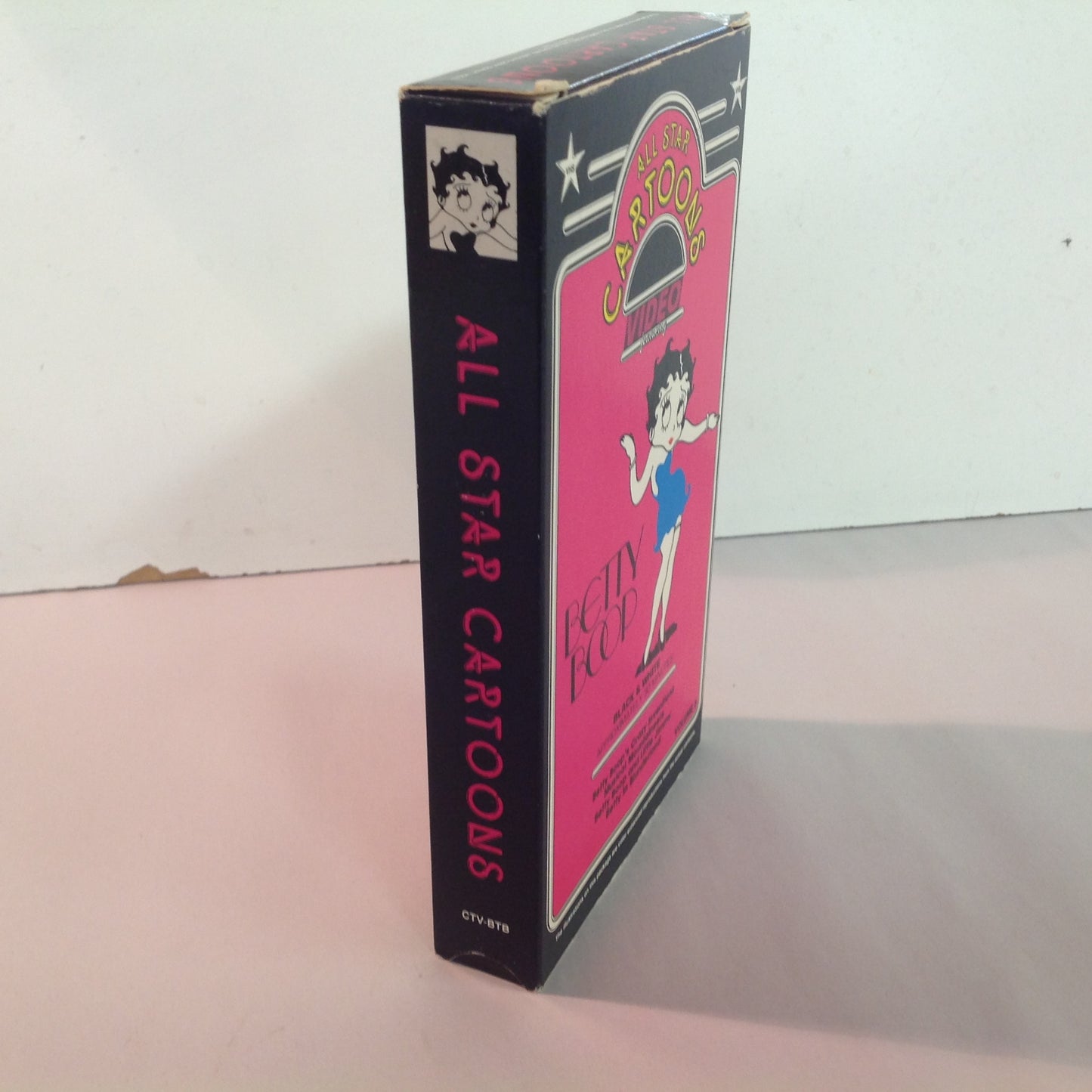 Vintage 1990's Metavideo VHS Cassette All-Star Cartoons Video Featuring Betty Boop Volume 5