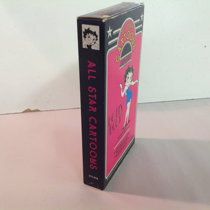 Vintage 1990's Metavideo VHS Cassette All-Star Cartoons Video Featuring Betty Boop Volume 5