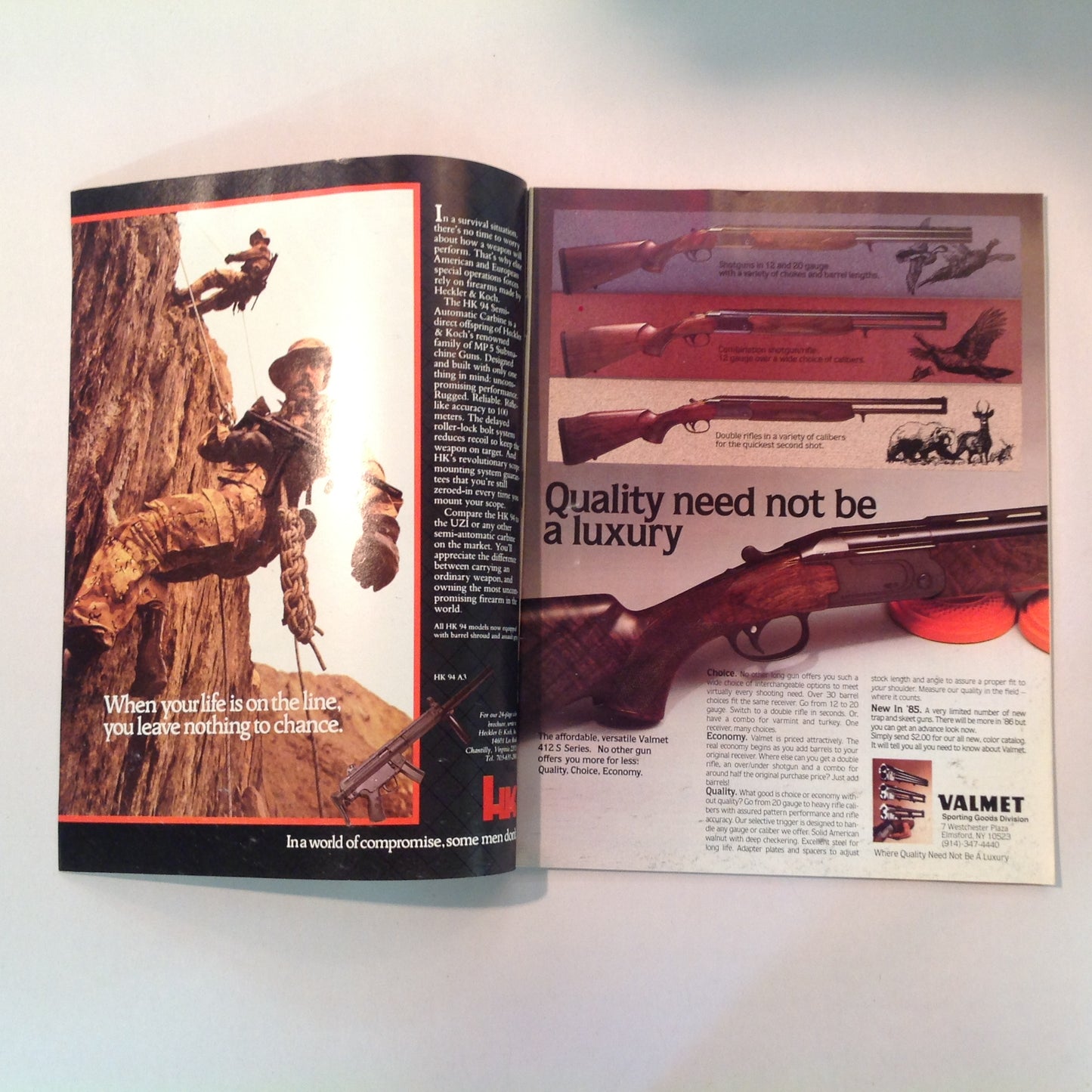 Vintage Aug 1985 Gun World Magazine BSA's CF2 .270 Rossi's .38 Revolvers Uzi 9mm Pistol Mexico Dove Shooters