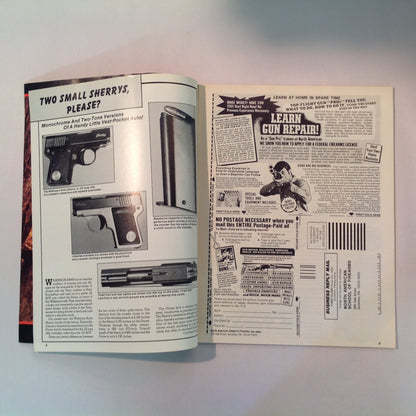Vintage Aug 1985 Gun World Magazine BSA's CF2 .270 Rossi's .38 Revolvers Uzi 9mm Pistol Mexico Dove Shooters