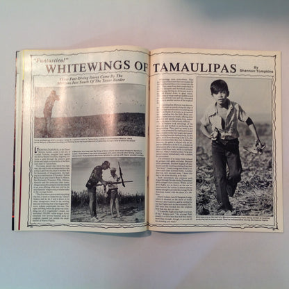 Vintage Aug 1985 Gun World Magazine BSA's CF2 .270 Rossi's .38 Revolvers Uzi 9mm Pistol Mexico Dove Shooters