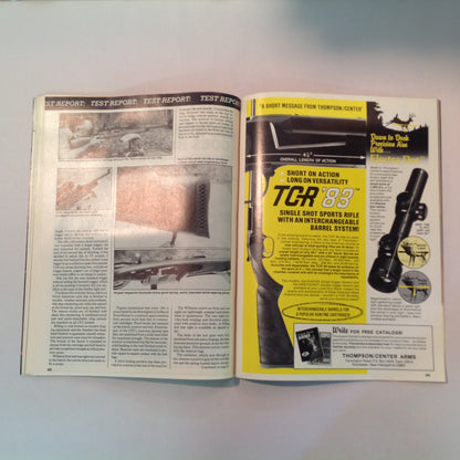 Vintage Aug 1985 Gun World Magazine BSA's CF2 .270 Rossi's .38 Revolvers Uzi 9mm Pistol Mexico Dove Shooters