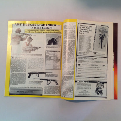 Vintage Aug 1985 Gun World Magazine BSA's CF2 .270 Rossi's .38 Revolvers Uzi 9mm Pistol Mexico Dove Shooters
