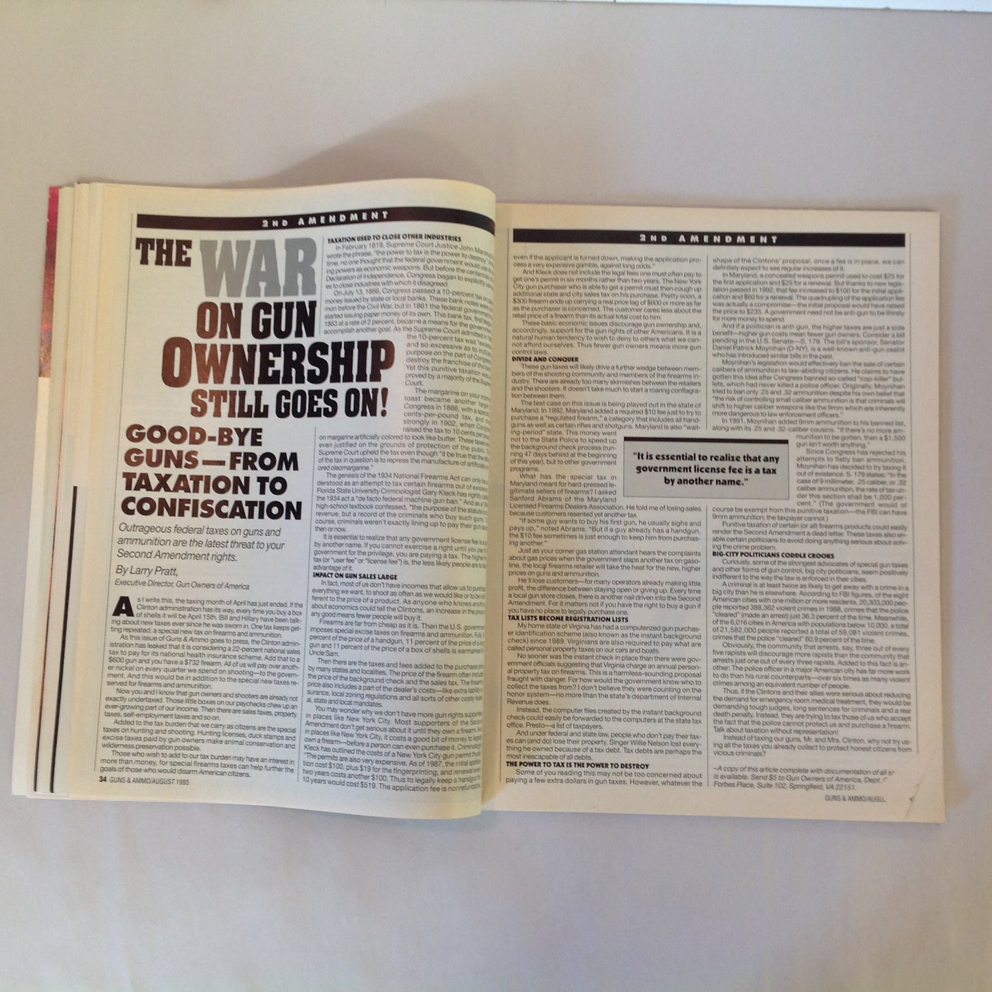 Vintage Aug 1983 Guns & Ammo Magazine .45 Combat Compacts