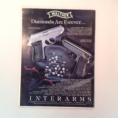 Vintage Aug 1985 Gun World Magazine BSA's CF2 .270 Rossi's .38 Revolvers Uzi 9mm Pistol Mexico Dove Shooters