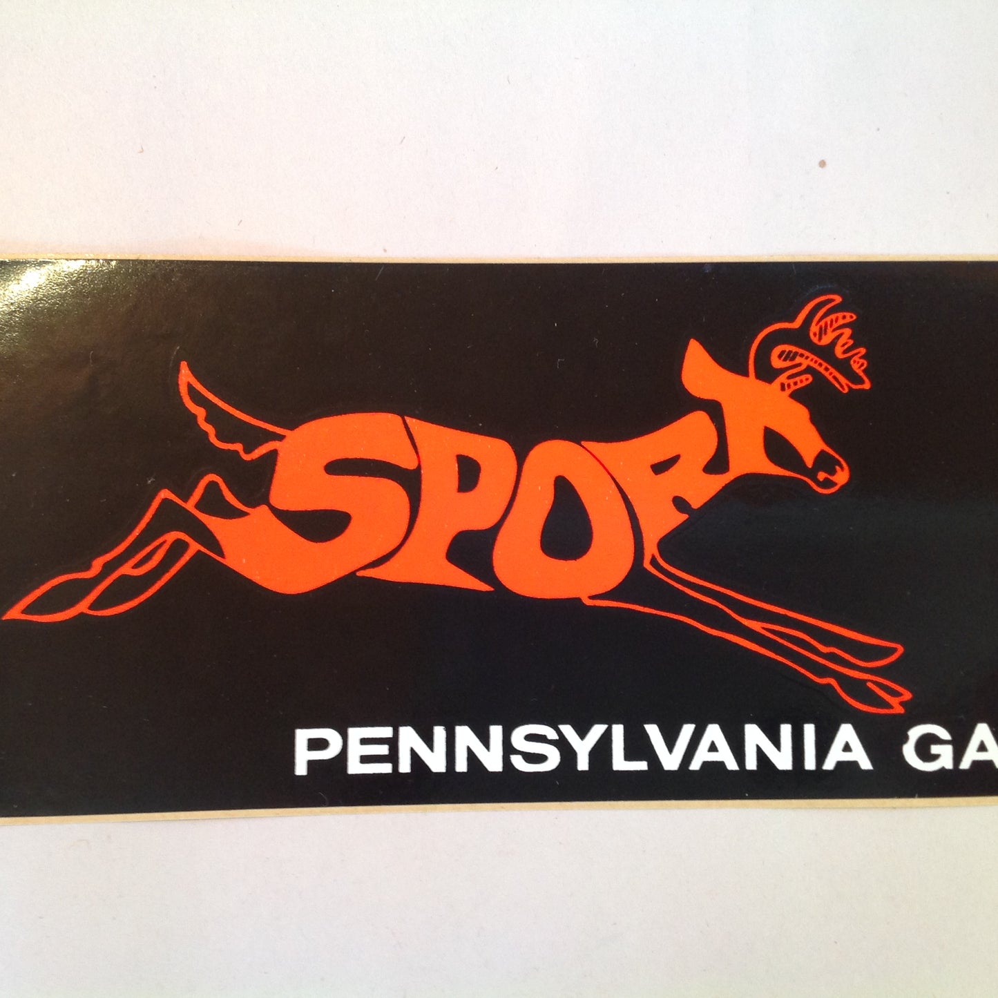 Vintage 1980's 3Pc Pennsylvania Game Commission SPORT Bumper Stickers Pinback